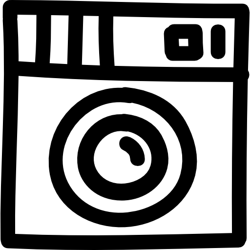 Instagram hand drawn logo